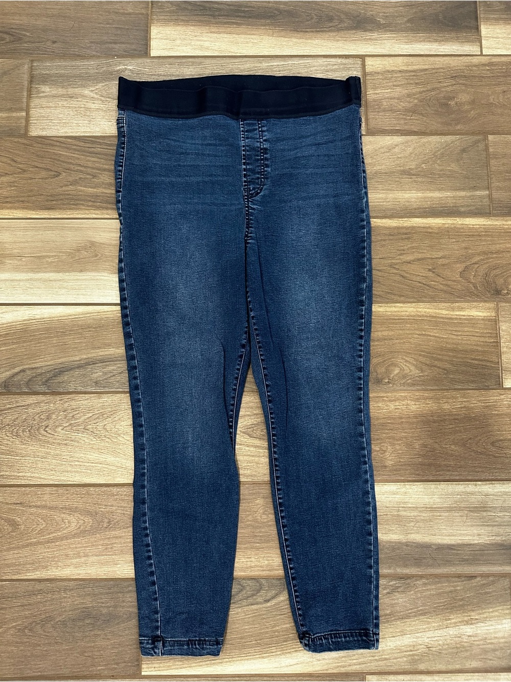 Buffalo David Bitton Dark Blue Jeggings with Black Waistband
